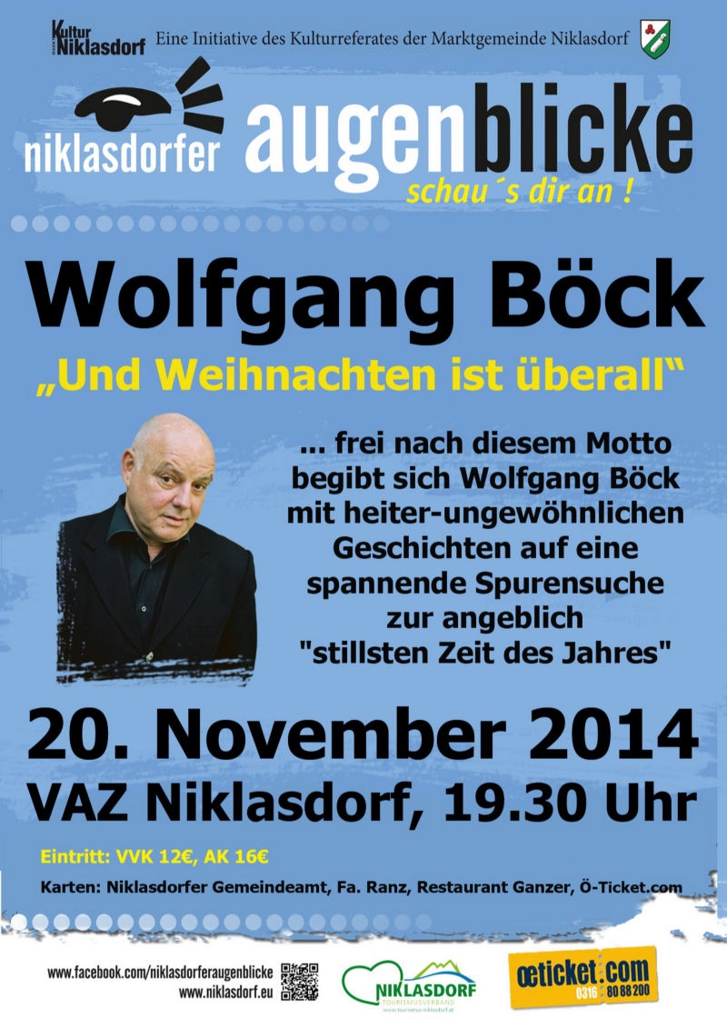 Plakat Wolfgang Bck