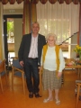 Frau Kaufmann Franziska feiert ihren 88. Geburtstag.
