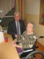 Frau Leuger Olga feiert ihren 85. Geburtstag.