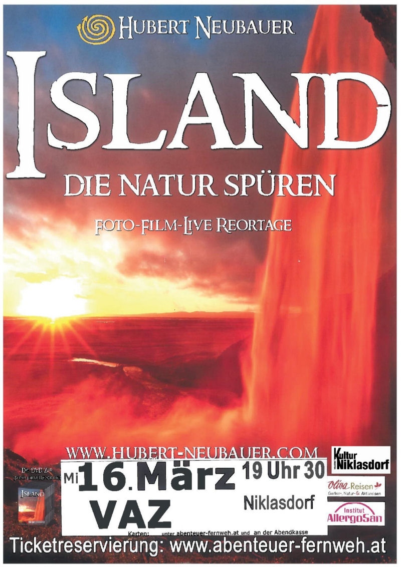 Plakat ISLAND - Die Natur sp�ren