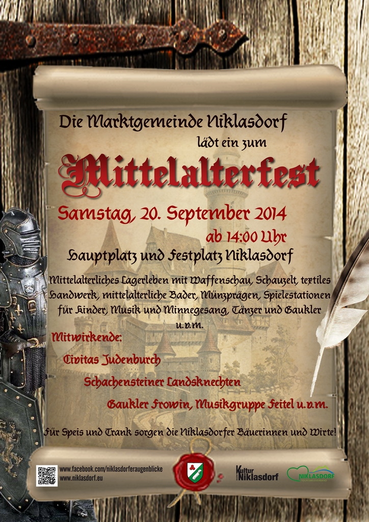 Plakat Mittelalterfest